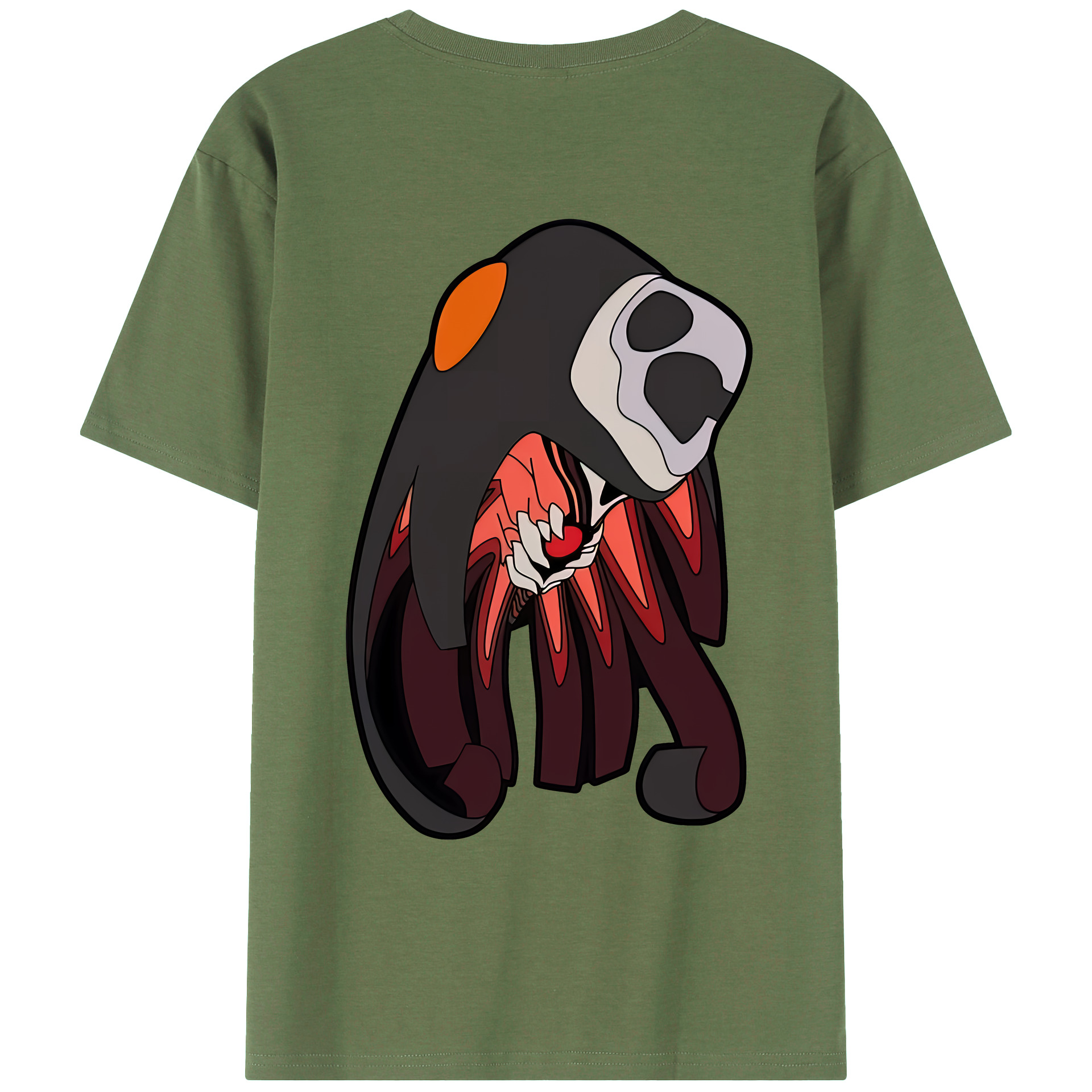 （画像用） EVA 新世紀エヴァンゲリオン 綿100％ メンズ半袖Tシャツ（バックプリント） 通気性